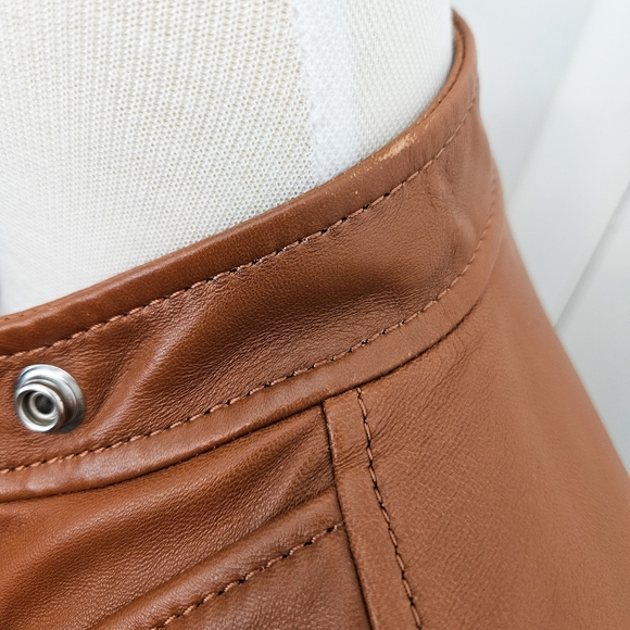 Coach Uptown Racer Leather Jacket - Picture 9 of 13